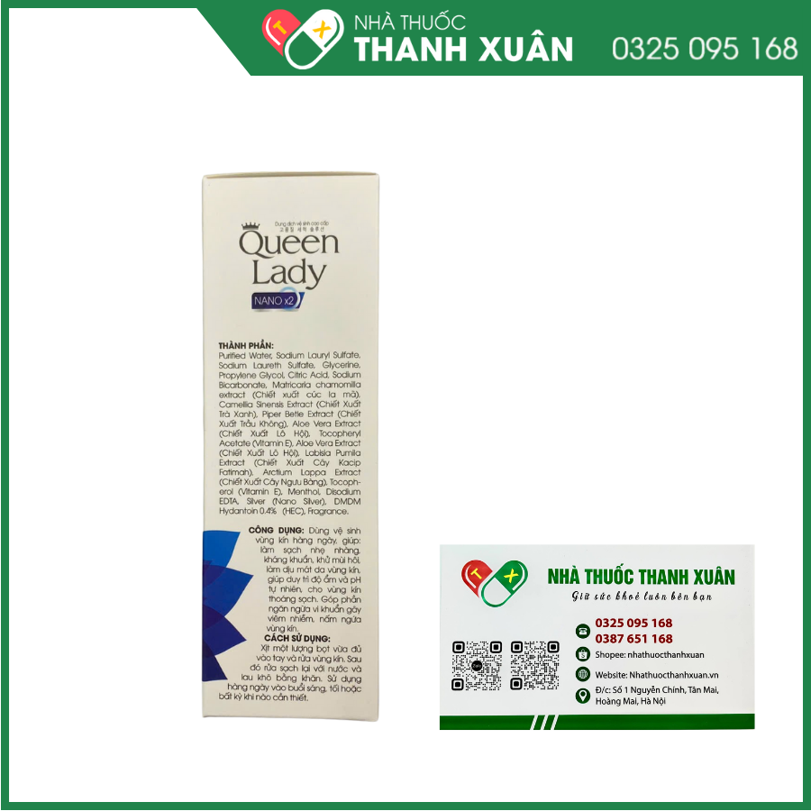Dung dịch vệ sinh cao cấp tạo bọt Queen Lady